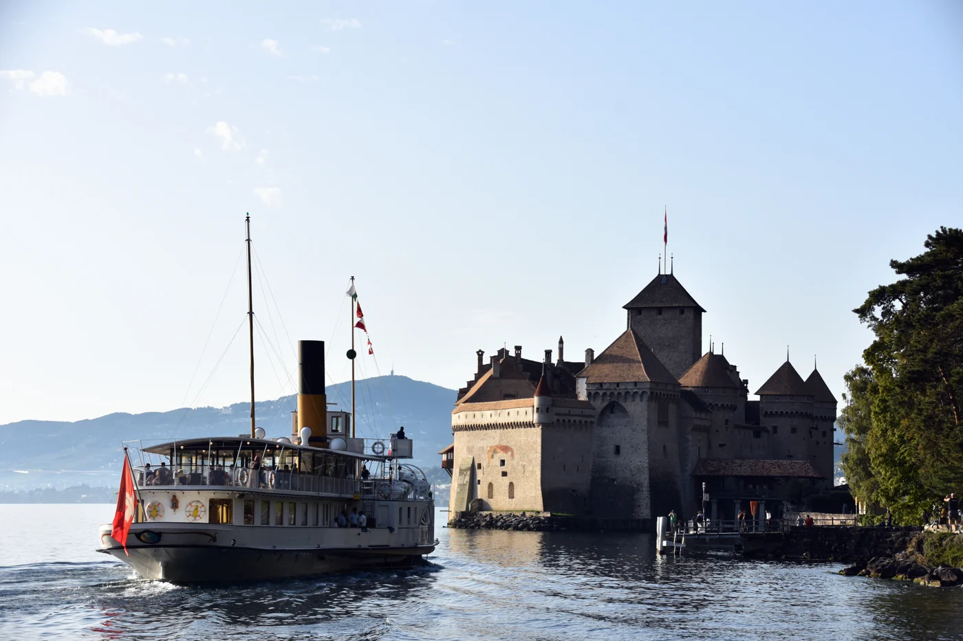 Chillon Castle on Lake Geneva
