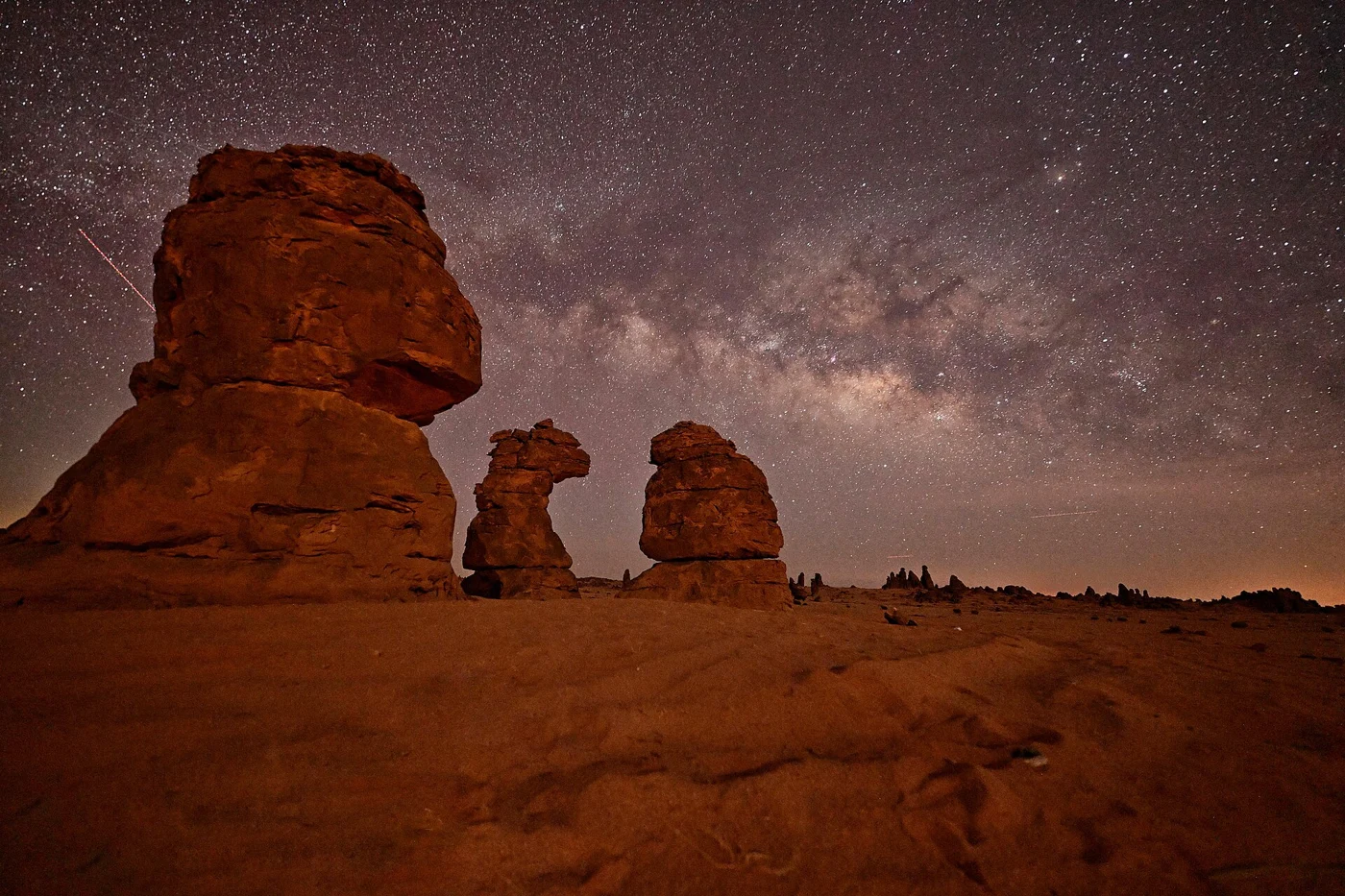 Sandstone landscape in AlUla, Saudi Arabia