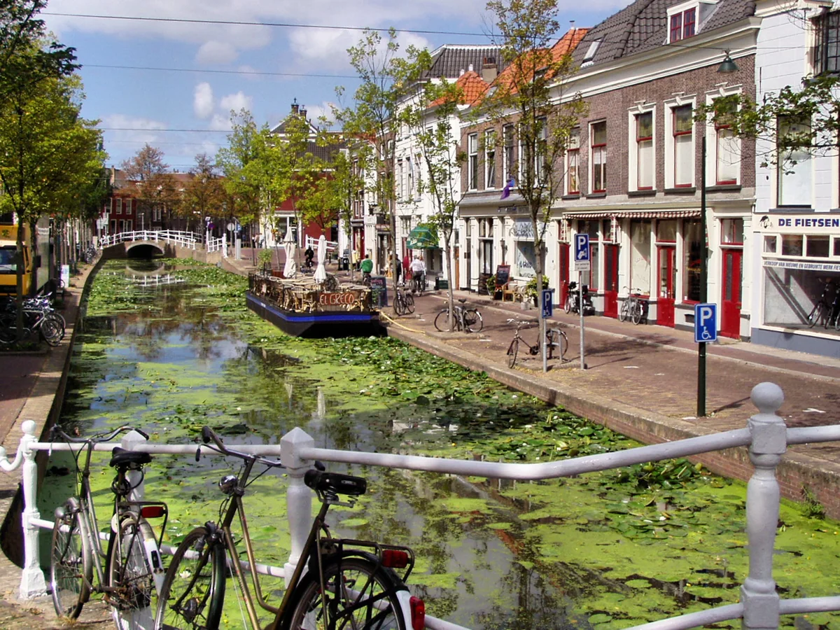 A canal in Delft