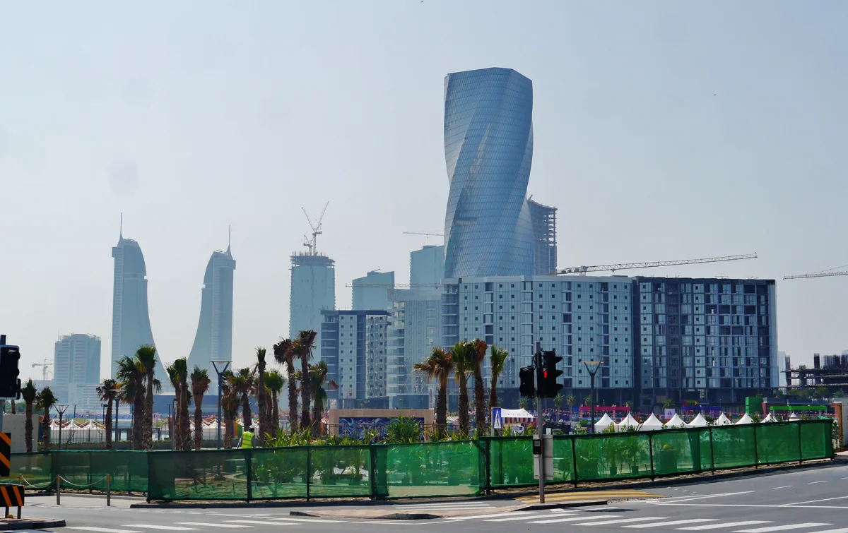 Manama waterfront at Bahrain Bay